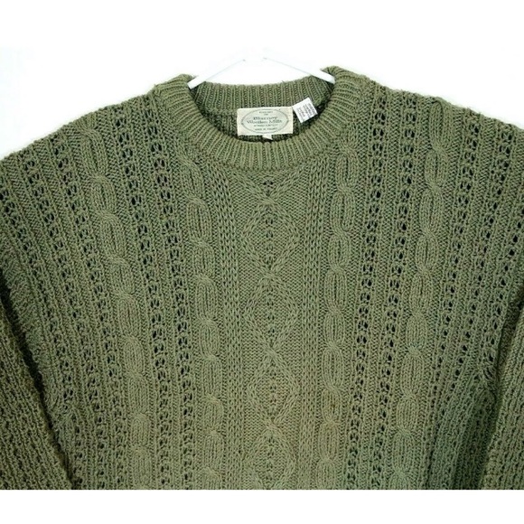 BLARNEY WOOLLEN MILLS Irish Fisherman Knit Sweater